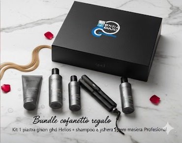 cofanetto 1 orizzontale piastra phone maschera e shampoo