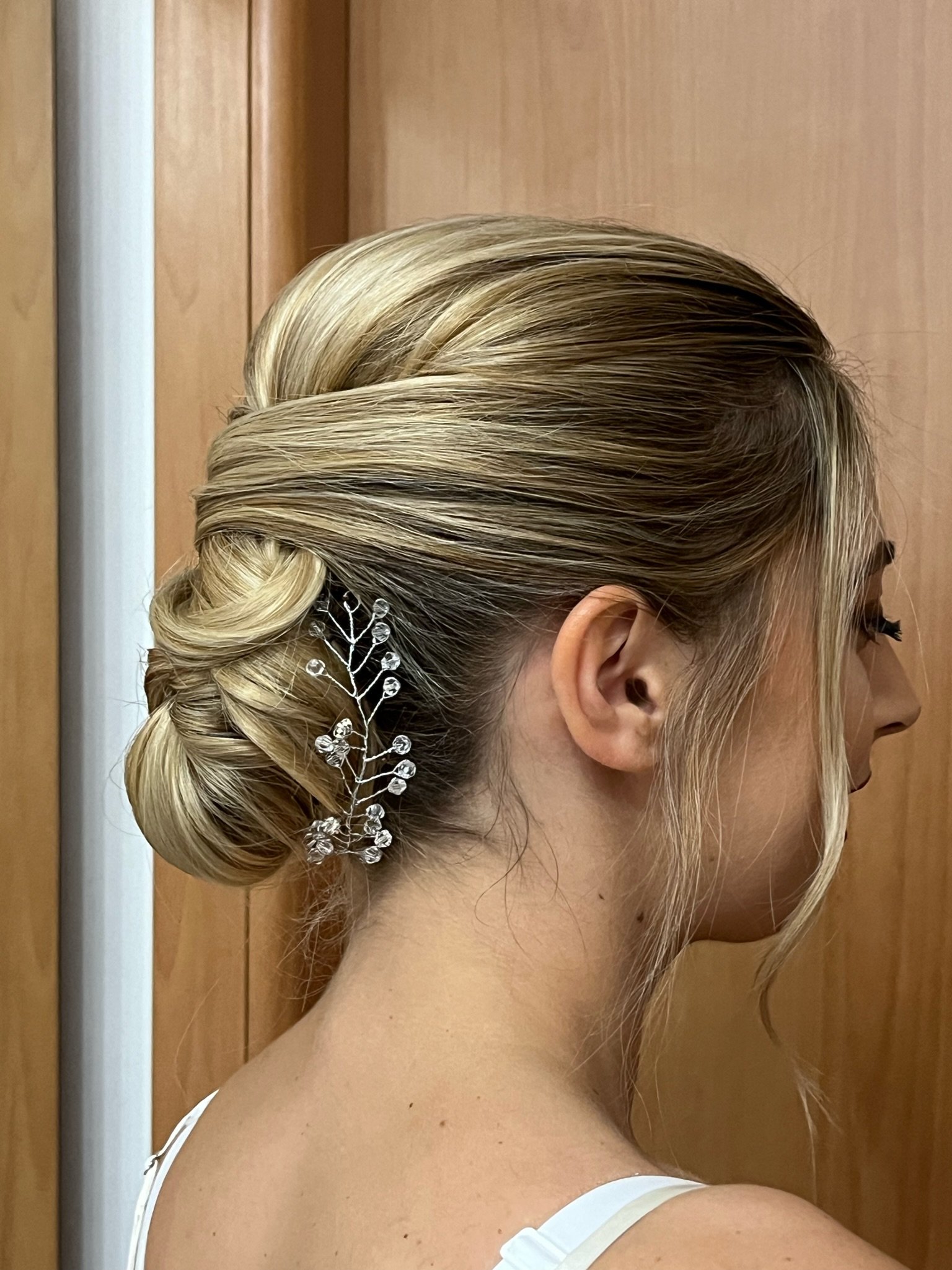 Cinzia Caputo parrucchieri Foggia - pacchetti sposa matrimonio Bionda raccolto