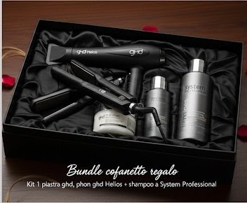 cofanetto 1 orizzontale piastra phone maschera e shampoo